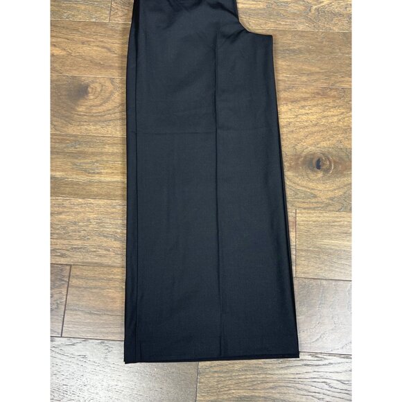 MADEWELL The Harlow Super-Wide Leg Trouser Black Sz 4 NWT - Picture 4 of 8